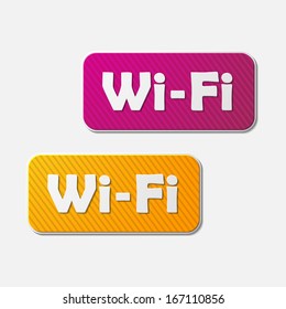 Free Zone wi-fi, sticker
