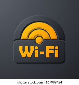 Free Zone wi-fi, sticker