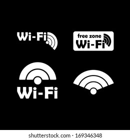 Free Zone wi-fi, sticker