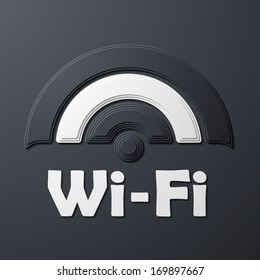 Free Zone wi-fi, sticker