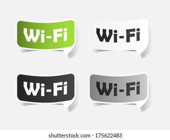 Free Zone wi-fi, sticker