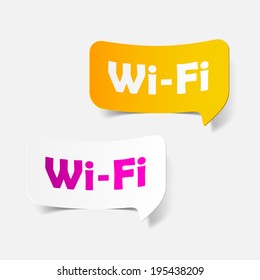 Free Zone wi-fi, sticker