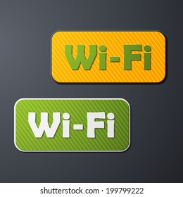 Free Zone wi-fi, sticker
