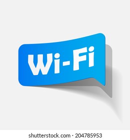 Free Zone wi-fi, sticker