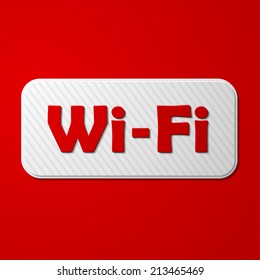 Free Zone wi-fi, sticker
