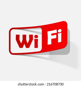 Free Zone wi-fi, sticker