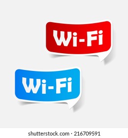 Free Zone wi-fi, sticker