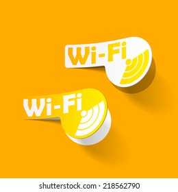 Free Zone wi-fi, sticker