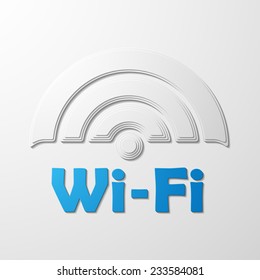 Free Zone wi-fi, sticker