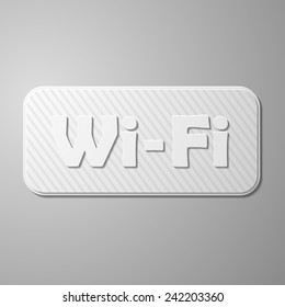 Free Zone wi-fi, sticker