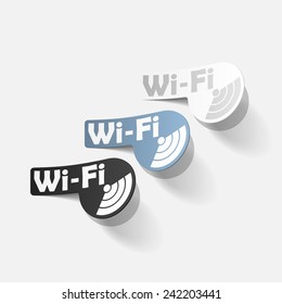 Free Zone wi-fi, sticker
