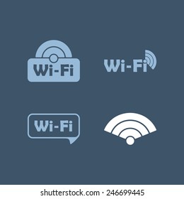 Free Zone wi-fi, sticker