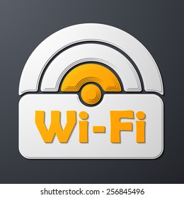 Free Zone wi-fi, sticker
