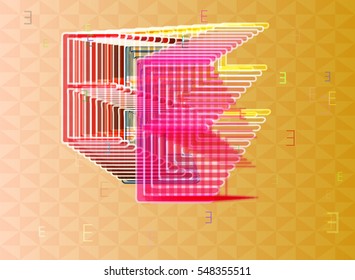 freedom around opposed shape, charming E Alphabet beside miracle.
