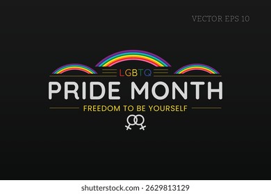 Pôster Freedom to Be Yourself Pride