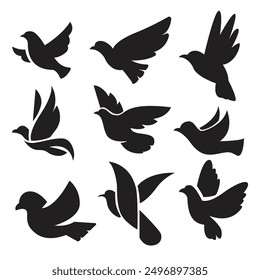 Freedom Bird Logo Vector Illustration