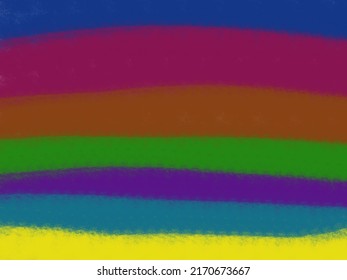 freiheitsfarbige horizontale Linien, Vektorgrafik