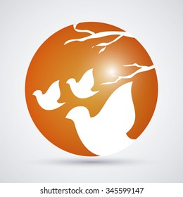 Freedom concept with icons  design, vector illustration 10 eps graphic.