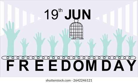 Freedom Day Art Design Printable 