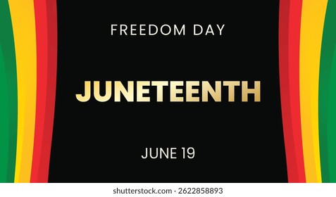 Freedom Day, Juneteenth, Vector illustration design graphic
