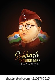 Freedom Fighter Subhash Chandra Bose Pride of India