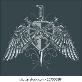 Freedom Fighters Crest Stock Vector (Royalty Free) 237503884 | Shutterstock