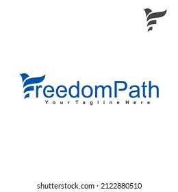 Freedom Financial Logo. Letter F Financial Logo. Financial And Accounting modern eye catching logo Logo Design