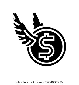 freedom financial money glyph icon vector. freedom financial money sign. isolated symbol illustration