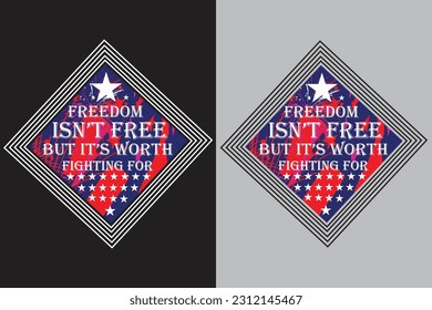 FREEDOM ISN’T FREE BUT IT’S WORTH FIGHTING FOR AMERICAN BABE