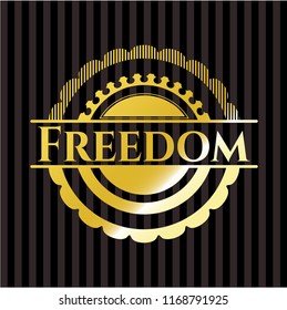 Freedom golden badge