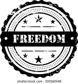 Freedom / Grunge Badge