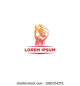 freedom hand logo design