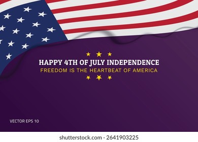 Freedom Is the Heartbeat of America Poster