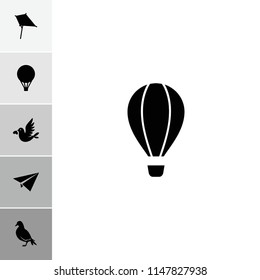 Freedom icon. collection of 6 freedom filled icons such as dove, kite, love bird, paper plane. editable freedom icons for web and mobile.