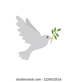 freedom icon, dove vector