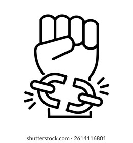 Freedom Icon Element for Design