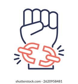 Elemento de ícone da liberdade para design