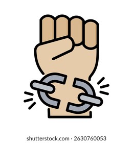 Elemento de ícone da liberdade para design