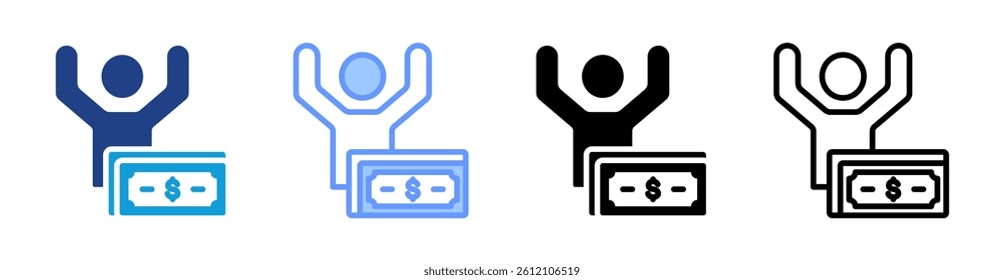 Freedom icon set multiple style collection