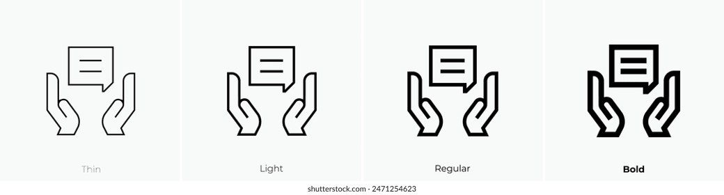 freedom icon. Thin, Light Regular And Bold style design isolated on white background