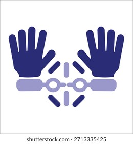 freedom icons. simple colored vector illustration