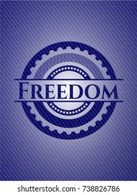 Freedom with jean texture