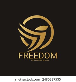 Freedom logo Desiogn with Vector