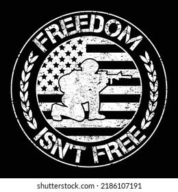 Freedom Is Not Free American Flag T-Shirt, Home of the Free T-Shirt, 4th of July Shirt, Independence Day Shirt, Memorial Day Tee, USA Shirt.