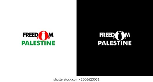 freedom for palestine banner design