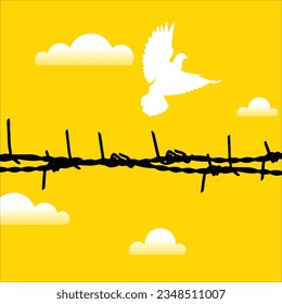 Freedom poster campaign graphic design