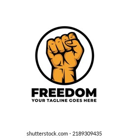 Freedom revolution logo design vector