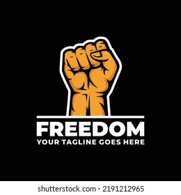 Freedom revolution logo design vector