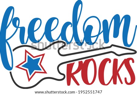 Freedom Rocks - 4th of July design