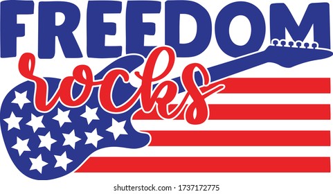 Freedom rocks | 4th of July Quote